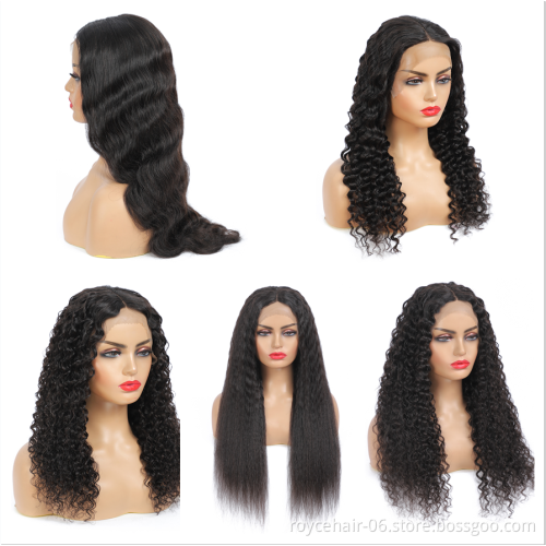 180% Density  Cuticle Aligned Hair Short Red Color Bob Wig Vendor, Virgin T Part Transparent HD Lace Front 100% Human Hair Wig